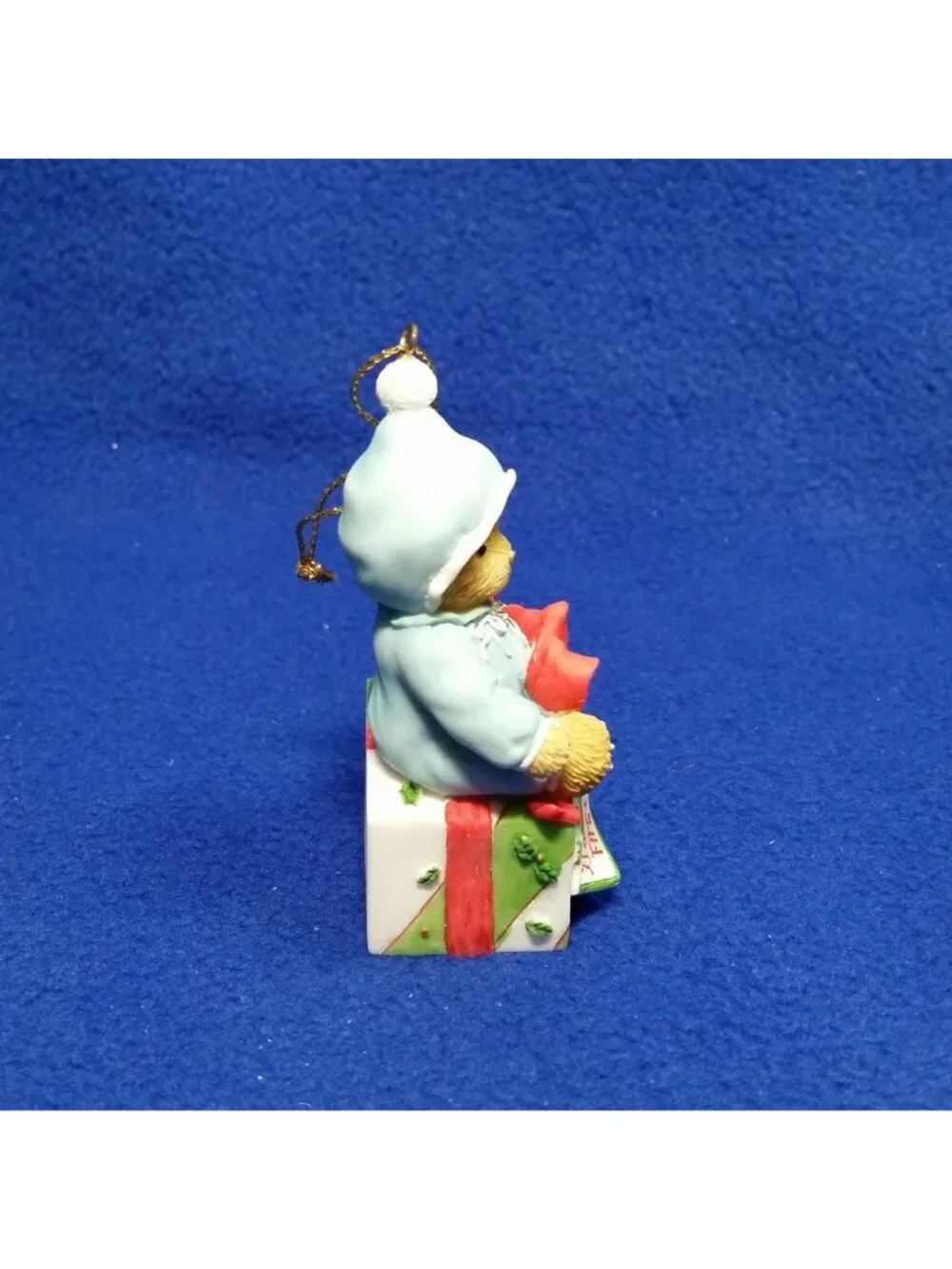 Cherished Teddies Baby's First Ornament Boy Enesco 4102240 Avon Exclusive In Box